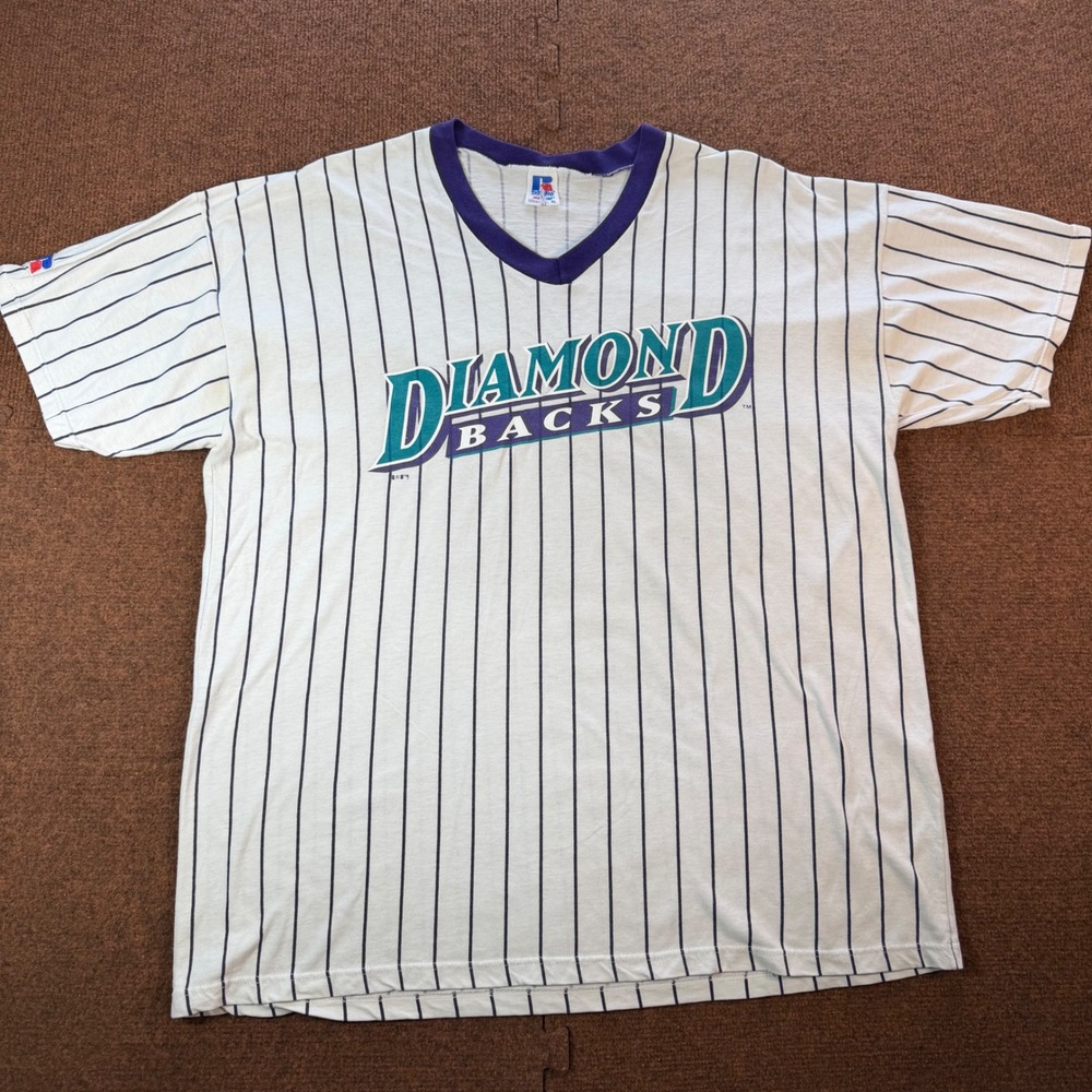 Vintage Russell Athletic Arizona Diamondbacks Randy Johnson 51 Shirt Mens XL USA